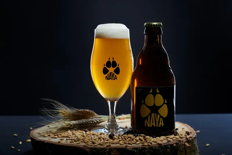 Glas en flesje Naya
