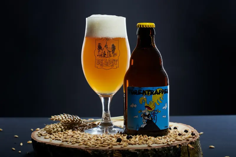Glas en flesje Torentrapper